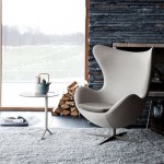 L'incontournable fauteuil Egg, dessiné par le non moins incontournable Arne Jacobsen